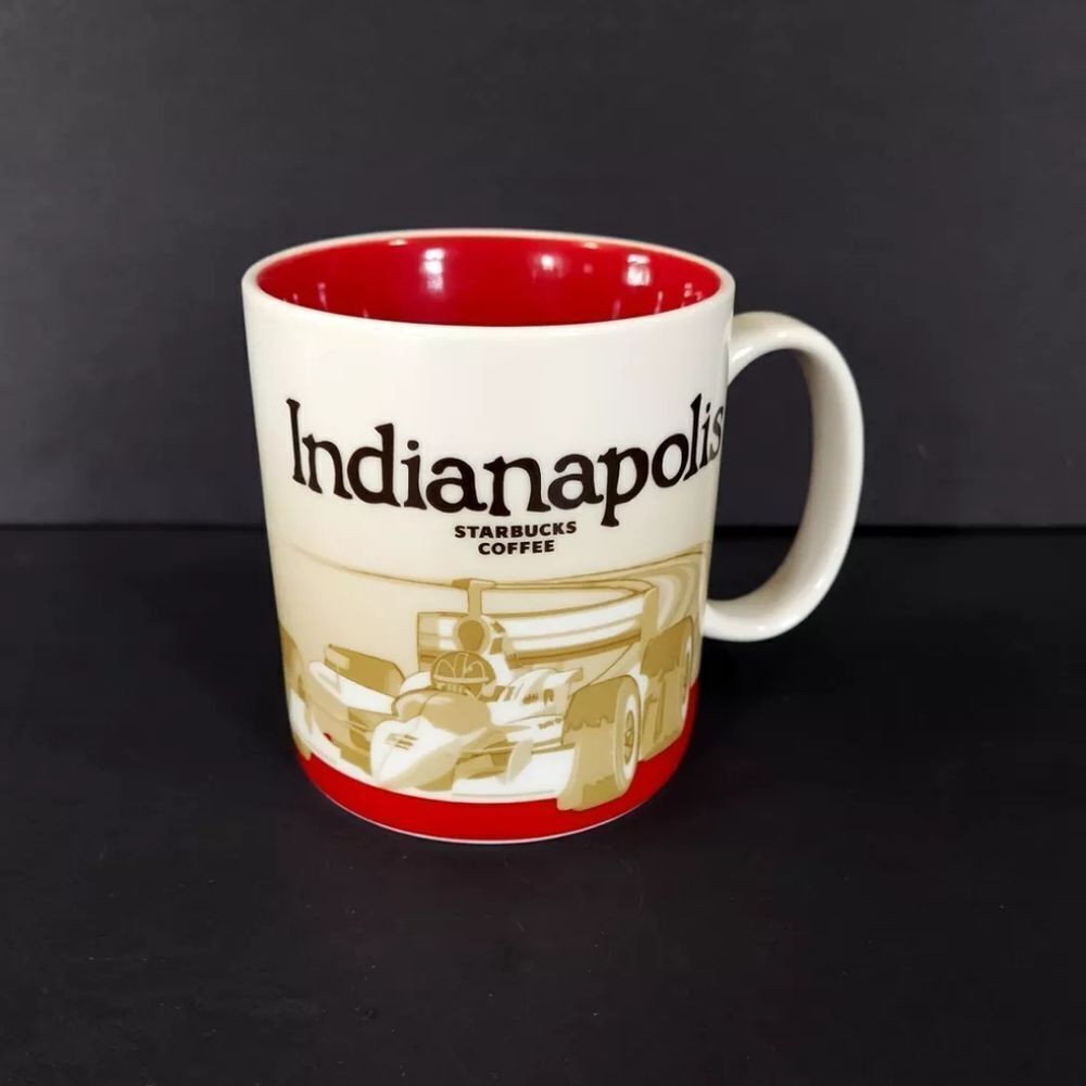 Starbucks 2011 Indianapolis Limited "You Are Here" Collection 16oz Ceramic Mug